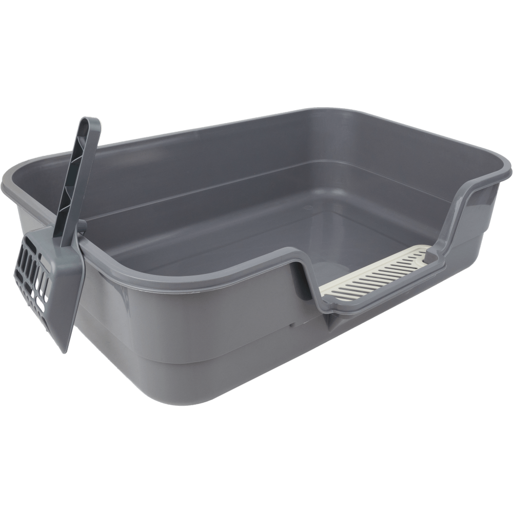 Arenero pala gris para gato Pawise 60 x 40 x 15 cm