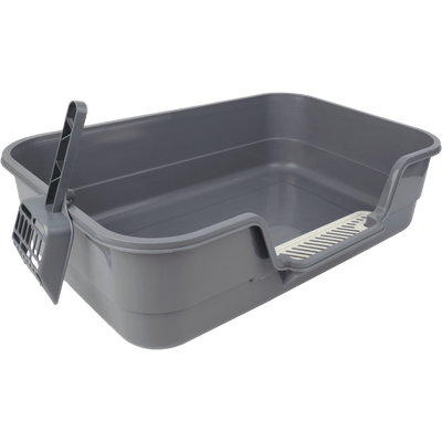 Arenero pala gris para gato Pawise 60 x 40 x 15 cm