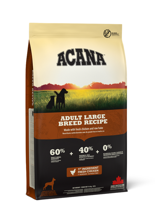 Acana Adult Large Breed Recipe – Alimento para perros 17 kg