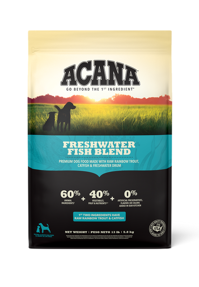 Acana Freshwater Fish Blend – Alimento para perros 11.4 kg