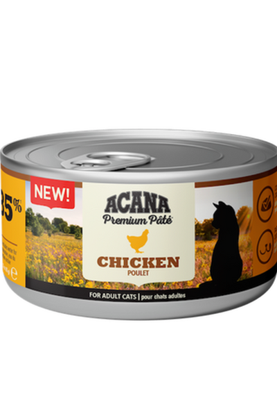 Acana Premium Pâté, Chicken Recipe – Alimento húmedo para gatos 85 g