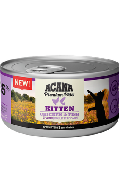 Acana Premium Pâté, Kitten Recipe – Alimento húmedo para gatos 85 g
