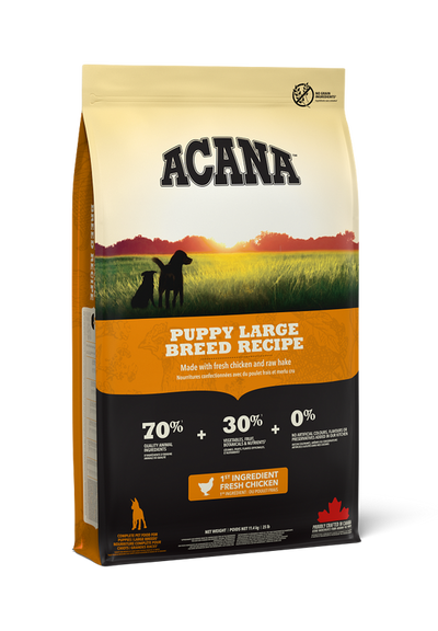 Acana Puppy Large Breed Recipe – Alimento para perros 17 kg