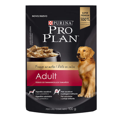 Alimento Húmedo Para Perros Adultos Sabor a Pollo Purina Pro Plan 100 g