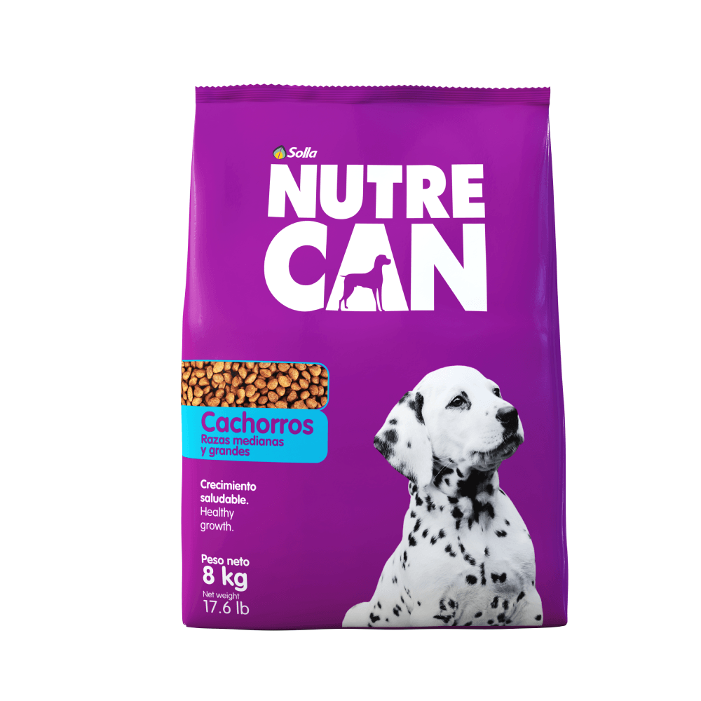 Alimento Para Perro Nutrecan Cachorro Raza Mediana y Raza Grande 8 kg