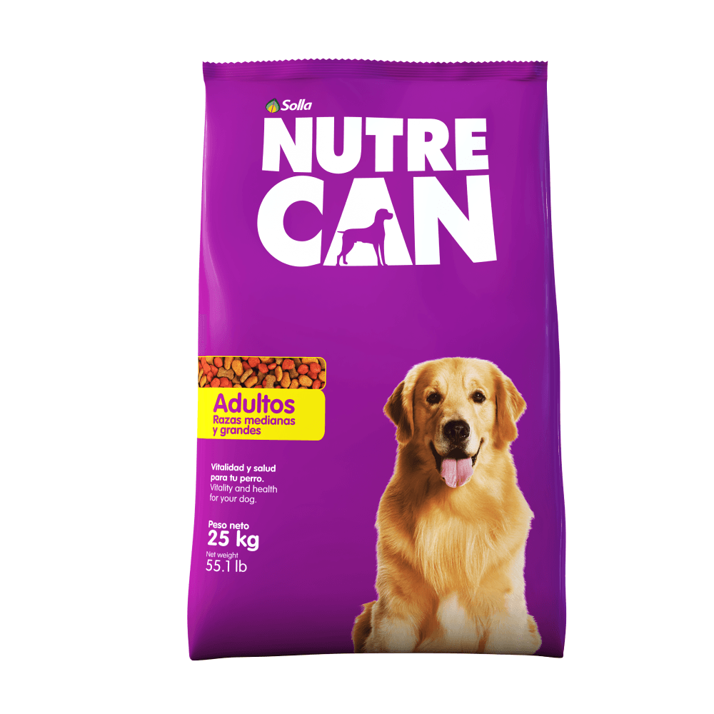 Alimento Para Perro Nutrecan Raza Mediana Y Grande 25 kg