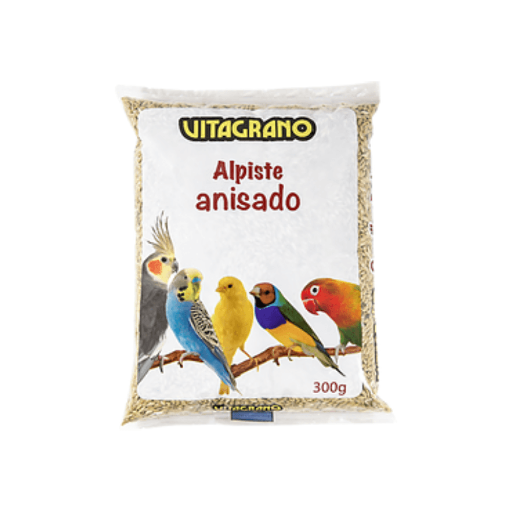 Alpiste Anisado Para Pájaro Vitagrano Bolsa 300 g
