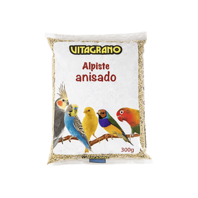 Alpiste Anisado Para Pájaro Vitagrano Bolsa 300 g