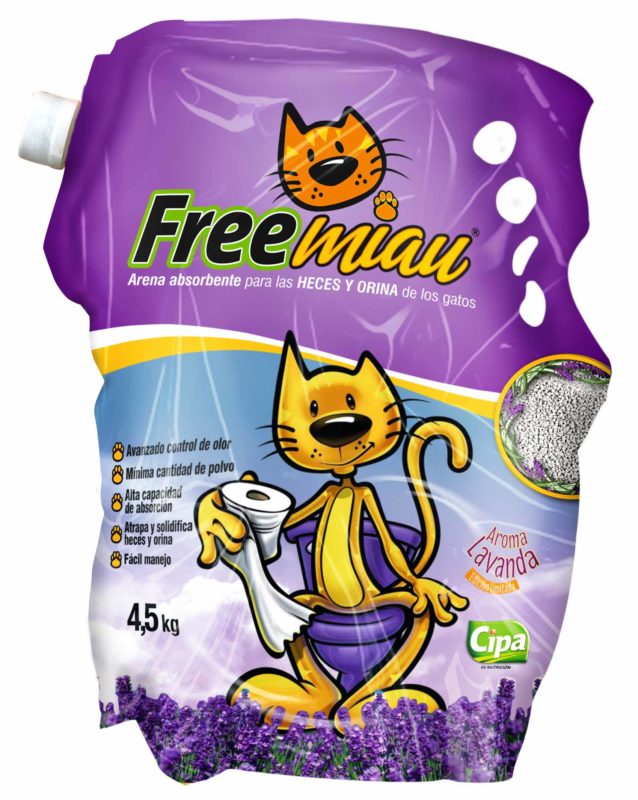 Arena Para Gato Freemiau Lavanda 4,5 kg