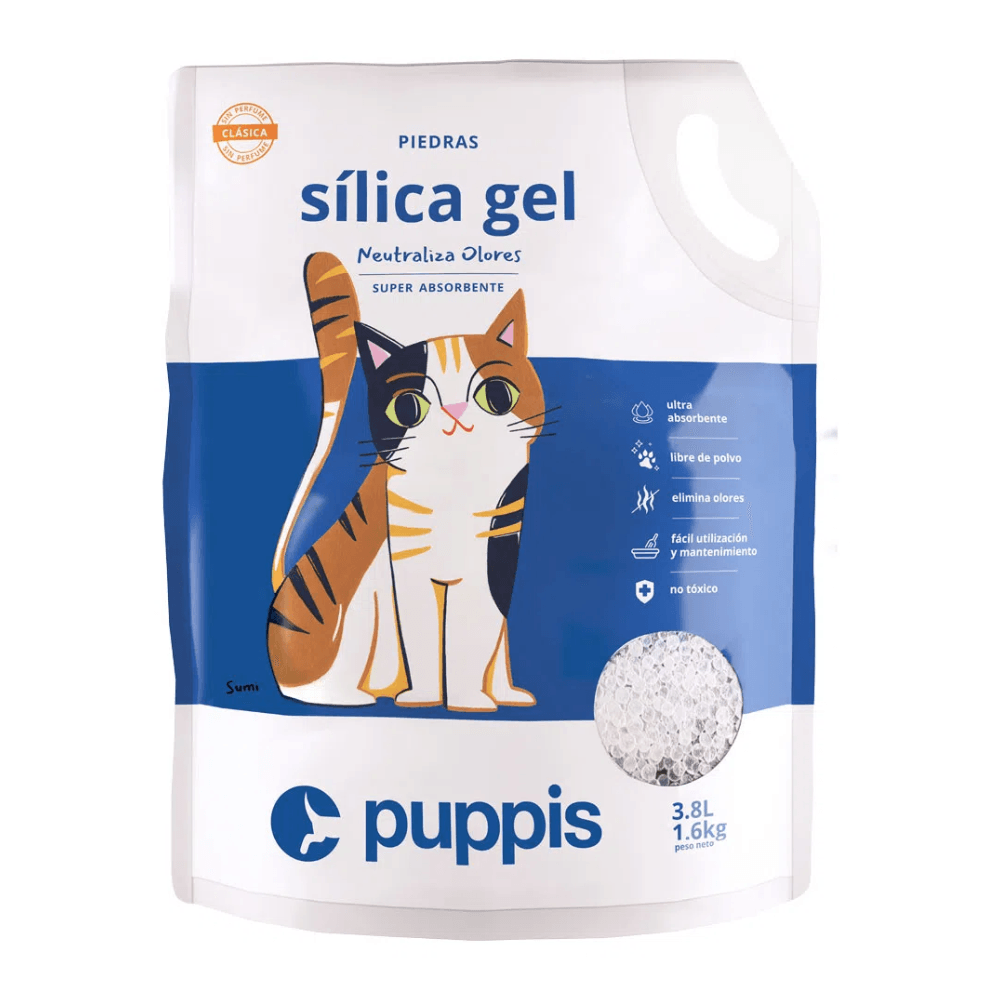 Arena Sílica Gel Puppis Sin Aroma 3,8 lb