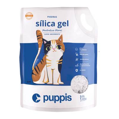 Arena Sílica Gel Puppis Sin Aroma 3,8 lb