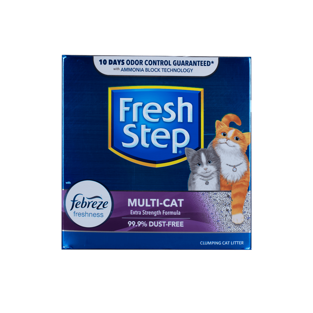Arena Para Gato Fresh Step Multi Cat Con Febreze 25 lb