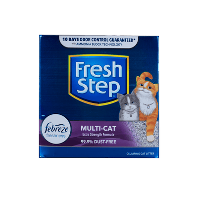 Arena Para Gato Fresh Step Multi Cat Con Febreze 25 lb