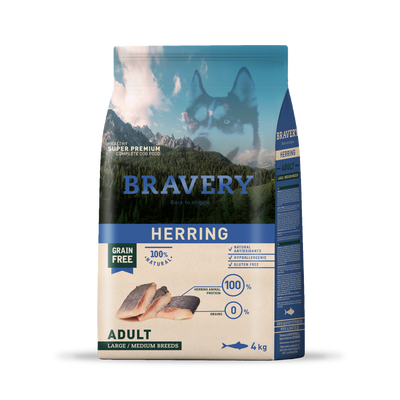 Bravery Herring Adult Large/Medium Breeds 4 kg