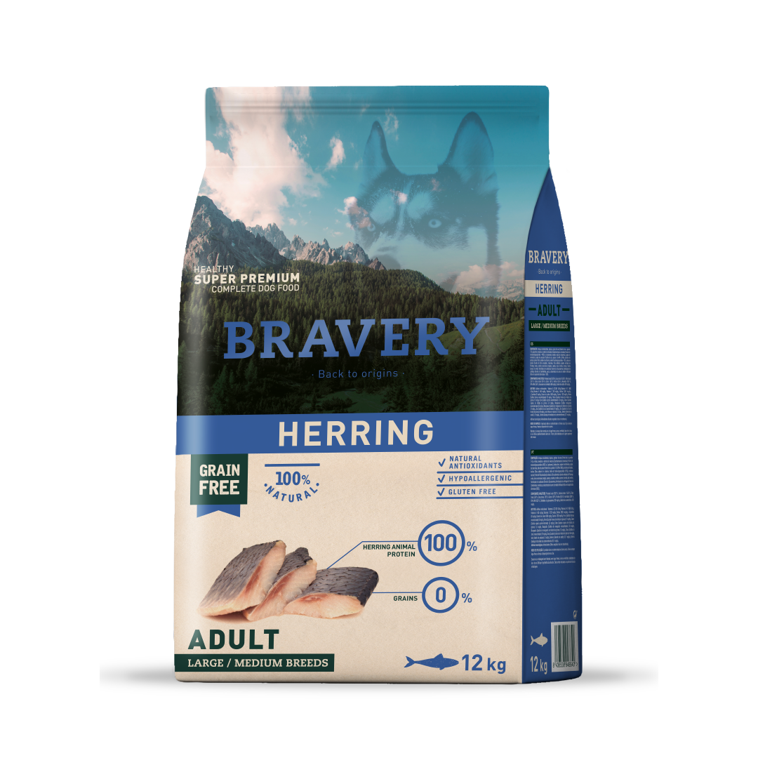 Bravery Herring Adult Large/Medium Breeds 12 kg