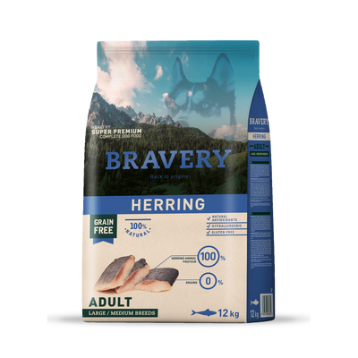 Bravery Herring Adult Large/Medium Breeds 12 kg