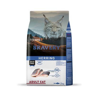 Bravery Herring Adult Cat 2 kg