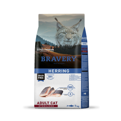 Bravery Herring Adult Cat Sterilized 7 kg