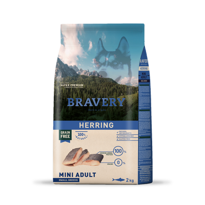 Bravery Herring Mini Adult Small Breeds 2 kg