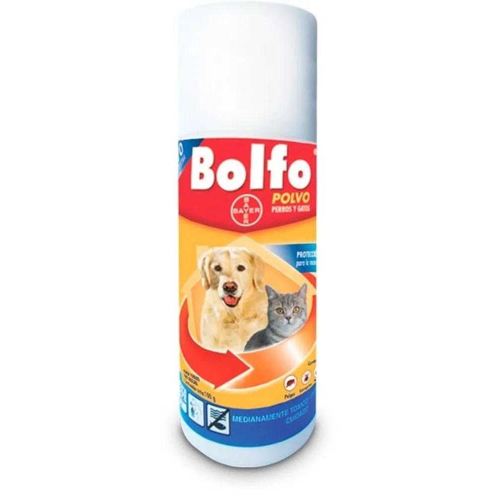 Talco Control Pulgas Y Garrapatas Perros Y Gatos Bolfo 100 g