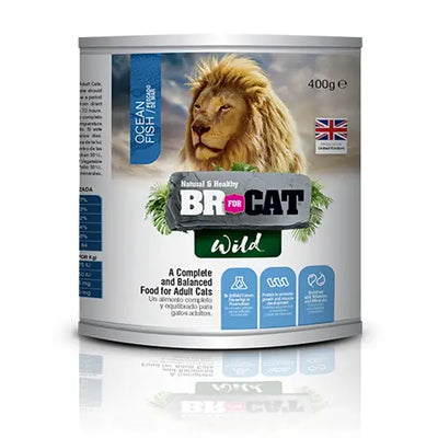 Br For Cat Wild Comida Húmeda Gatos Adultos Pescado De Mar