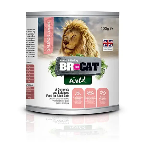 Br For Cat Wild Comida Húmeda Gatos Adultos Salmón