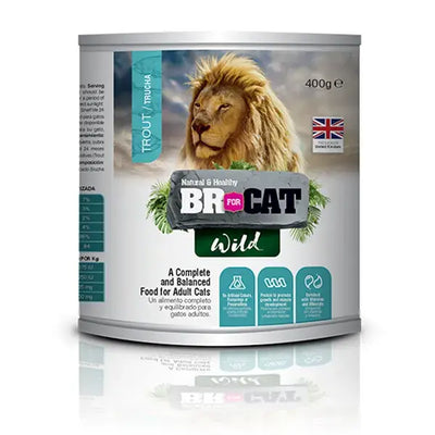 Br For Cat Wild Comida Húmeda Gatos Adultos Trucha