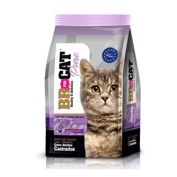 Br for Cat Pure Castrados Comida Gatos Adultos Pollo