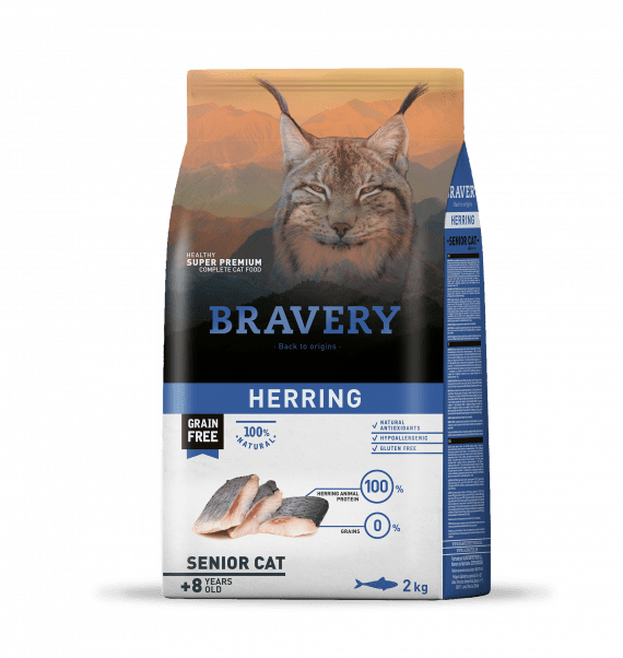 Bravery Herring Senior Cat 2 kg