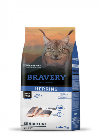 Bravery Herring Senior Cat 7 kg
