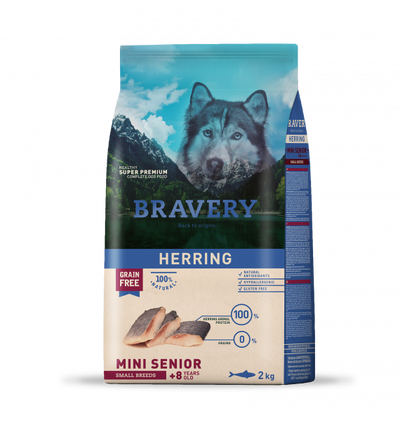Bravery Herring Mini Senior Small Breeds 2 kg