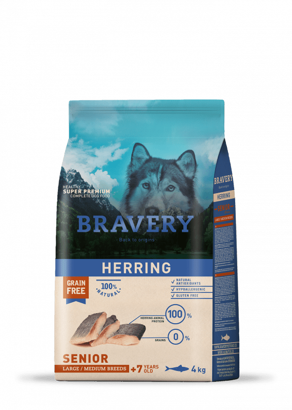 Bravery Herring Senior Med-Large Breeds 4 kg