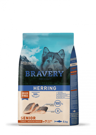 Bravery Herring Senior Med-Large Breeds 4 kg