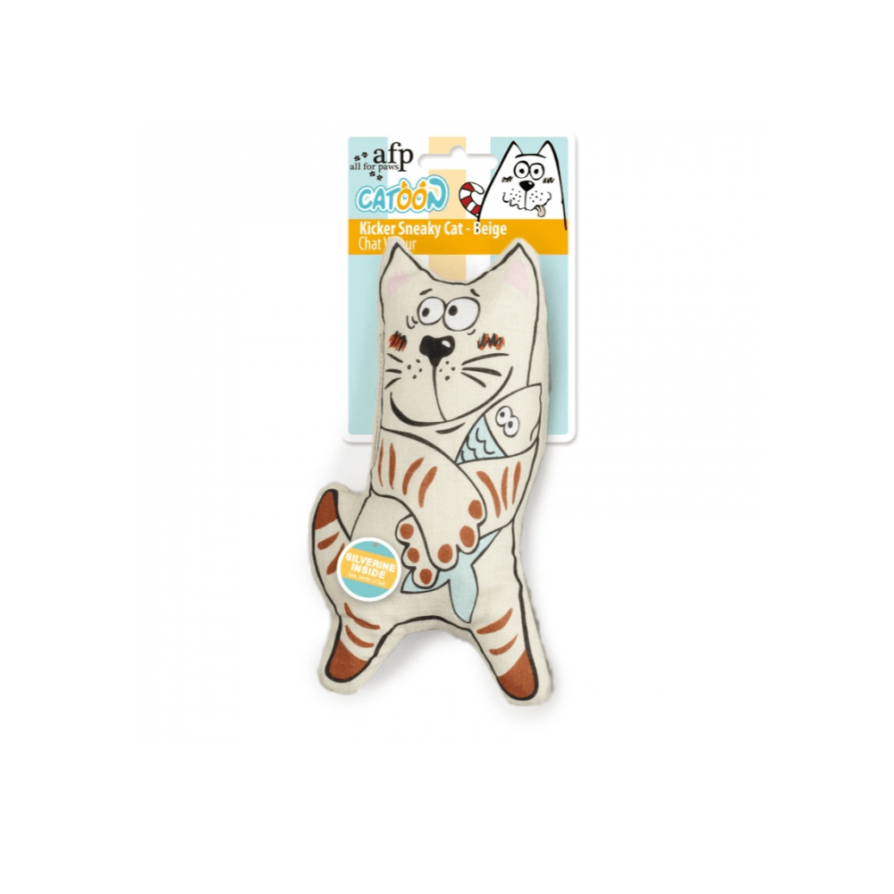 Juguete Para Gato Afp Catoon Kicker Sneaky Cat 3,5 x 10 x 10 cm