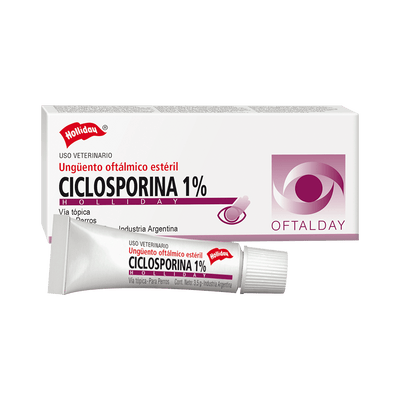 Ungüento Oftálmico Para Perro Ciclosporina 1% 3,5 g