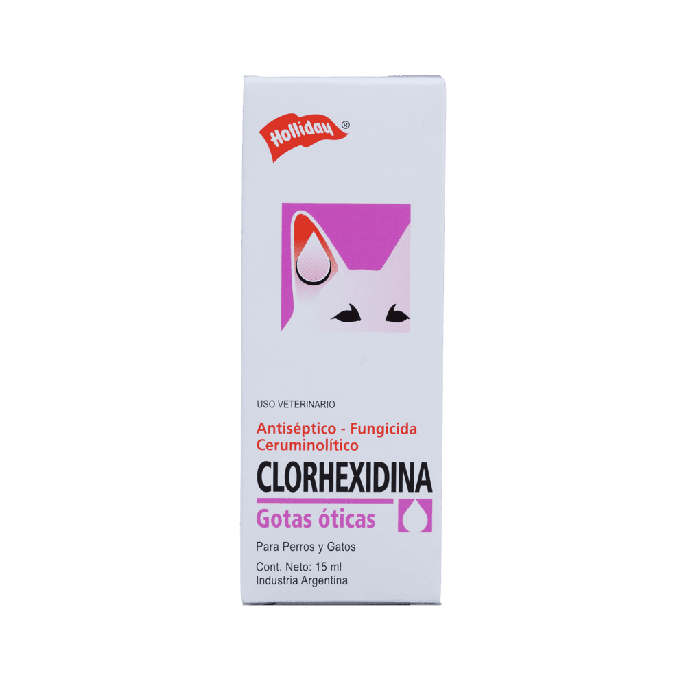 Solución Ótica Para Mascotas Clorhexidina 15 ml