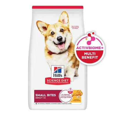 Alimento seco para perro Hills Science Diet Small Bites adulto bocados pequeños 15 lb