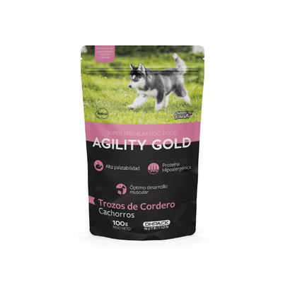 Agility Gold Comida Húmeda Cachorros Cordero