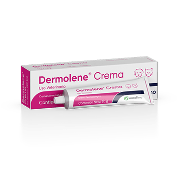 Crema Dermatológica Para Perro Y Gatos Dermolene 20 g