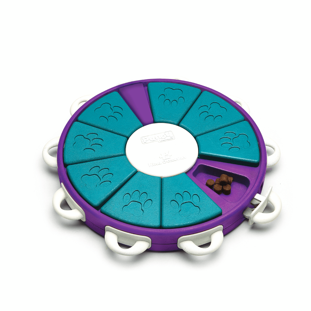 Juguete Interactivo Para Perro Nina Ottosson Twister Unlock ,Slide & Treat Nivel 3 Único
