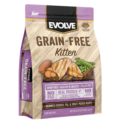 Alimento Seco Para Gato Evolve Grain-Free Kitten Pollo 2,75 lb