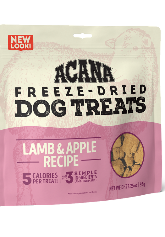 Acana Lamb & Apple Freeze-Dried Treats – Snacks para perros 90 g