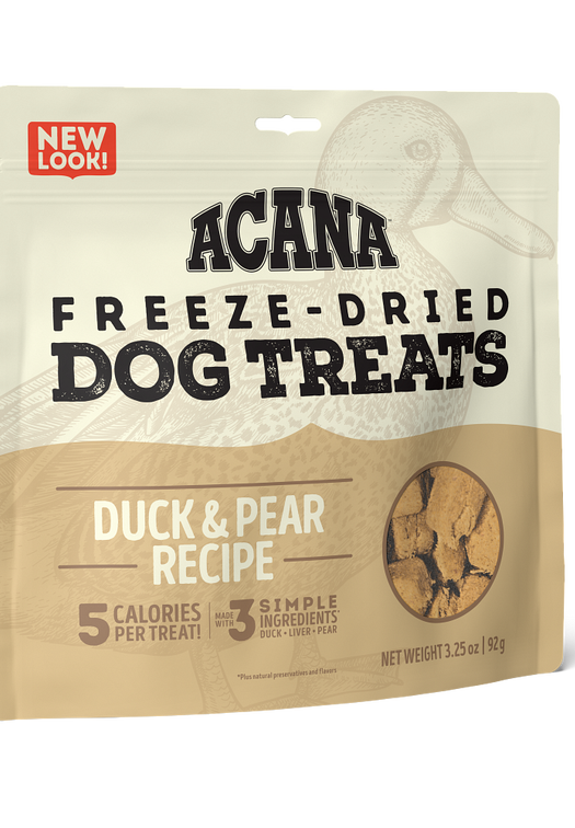 Acana Duck & Pear Freeze-Dried Treats – Snacks para perros 90 g