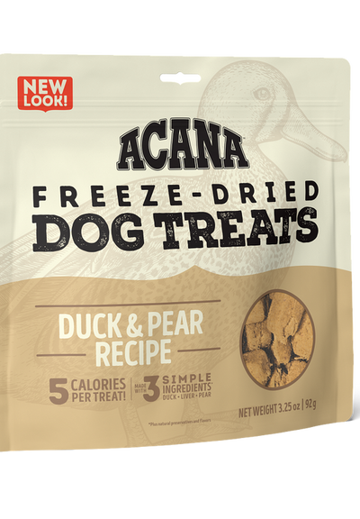 Acana Duck & Pear Freeze-Dried Treats – Snacks para perros 90 g
