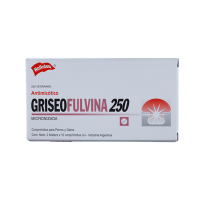 Griseofulvina para Mascotas 250 mg