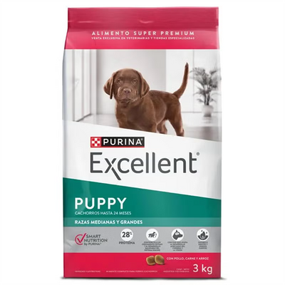 Excellent - Cachorros Razas Medianas Y Grandes Pollo Y Arroz