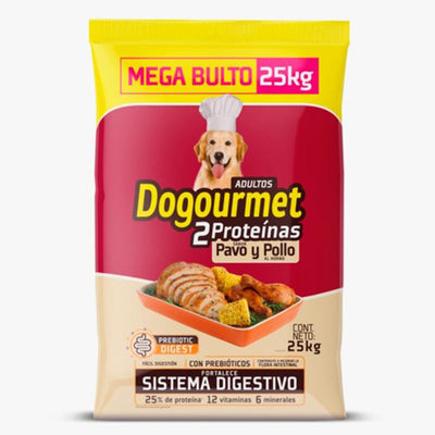 Dogourmet- Alimento sabor Pavo y Pollo al Horno
