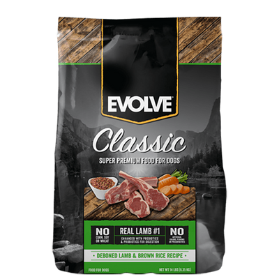 Evolve - Deboned Lamb & Brown Rice Recipe Dog Adult