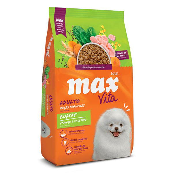Max Vita - Perro Adulto Razas Pequeñas Buffet Pollo Y Vegetales
