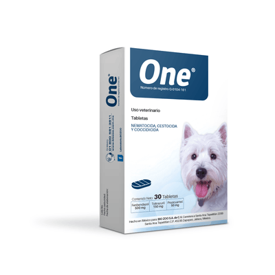 Antiparasitario Interno Perros One (Precios por Blíster x 10 Tab) 1 Blíster